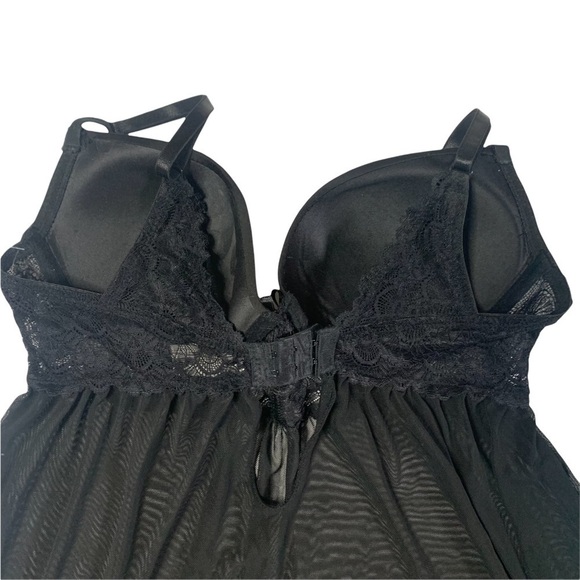 Jessica Simpson New With Tags Sheer Lacy Nighty Thing Set Padded Bra Size Medium - Picture 5 of 13